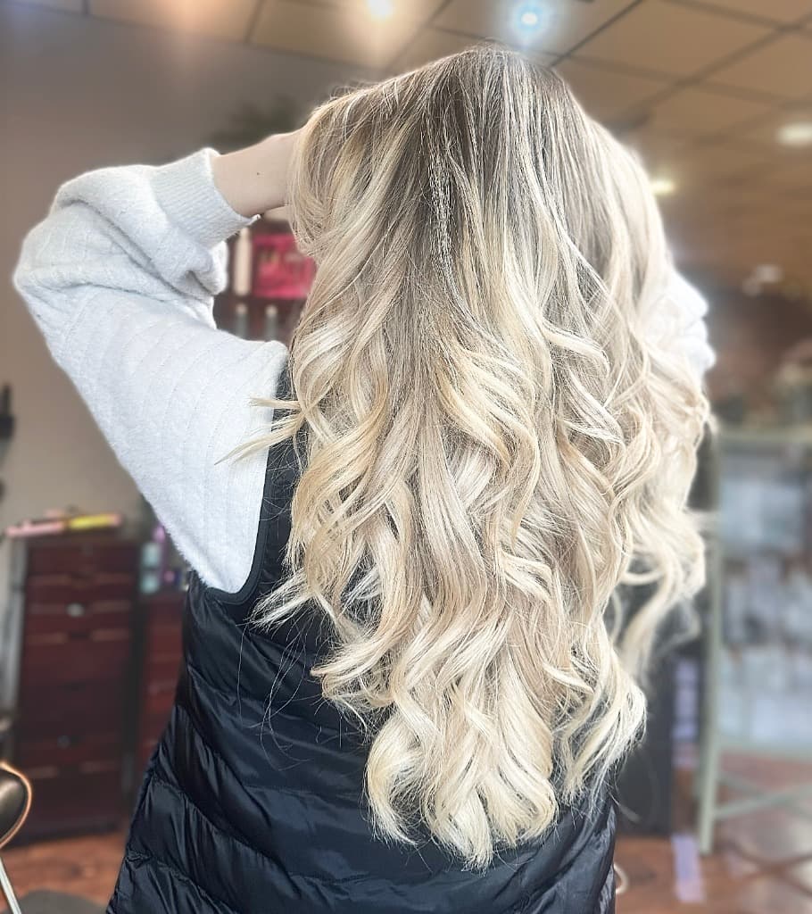 Beautiful highlighted waves